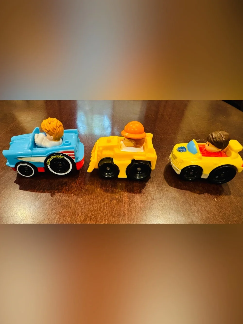 Little People Wheelies Blue and Yellow